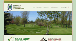 Desktop Screenshot of cornwallgolf.com
